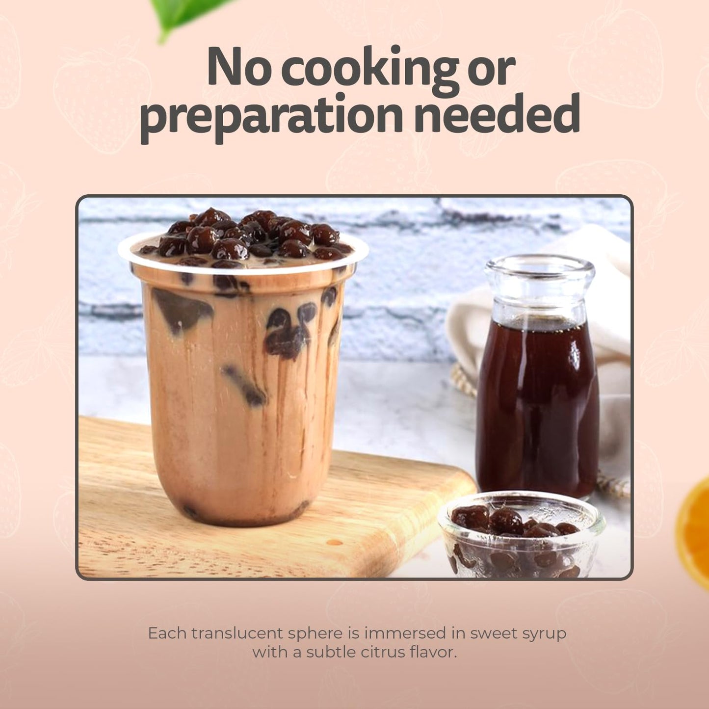 Brown Sugar Agar Boba