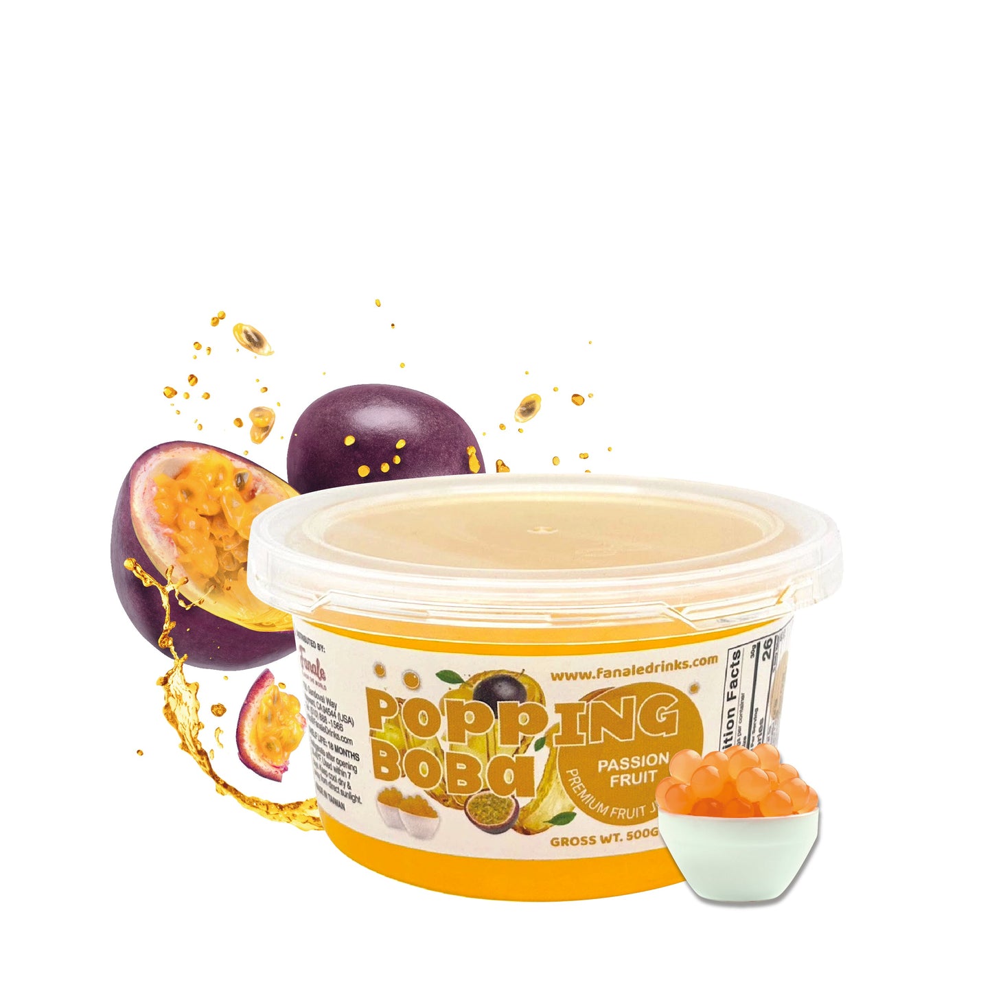 Popping Bursting Boba Juice Ball - (1 lb / Tub)